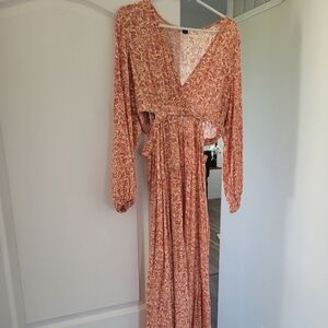 Maxi Dress with Cut Outs